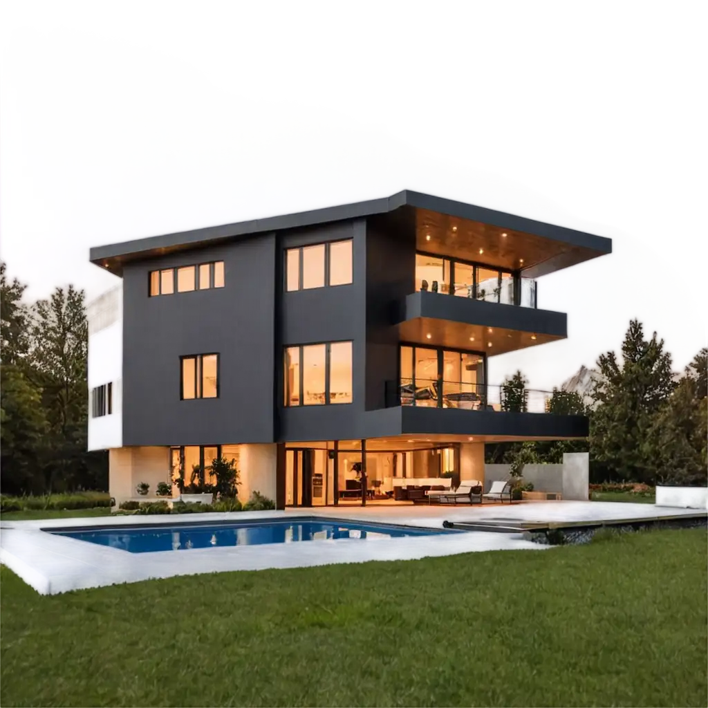 Modern-WellDesigned-Home-Exterior-PNG-Image-HighQuality-and-Versatile-for-Multiple-Uses