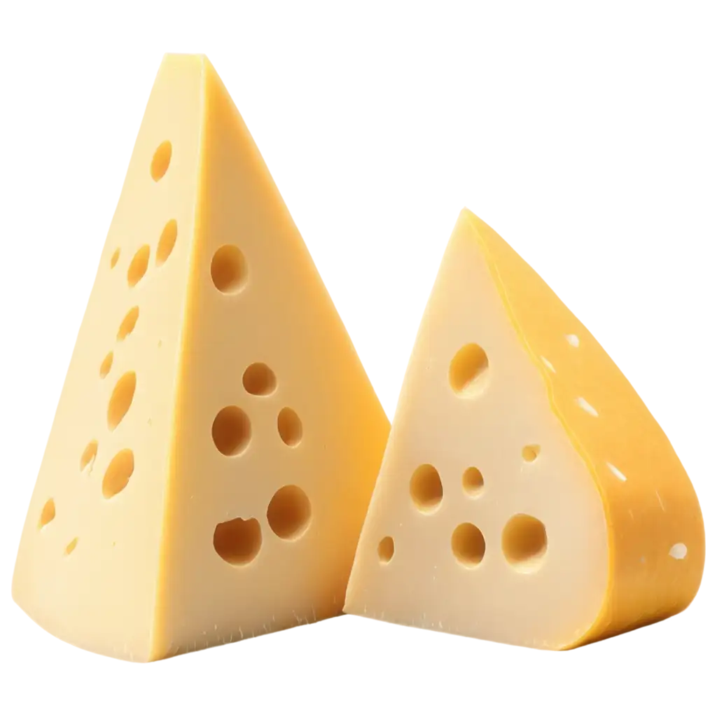 HighQuality-Triangular-Piece-of-Cheese-with-Holes-PNG-Image-Art-Prompt-Analysis