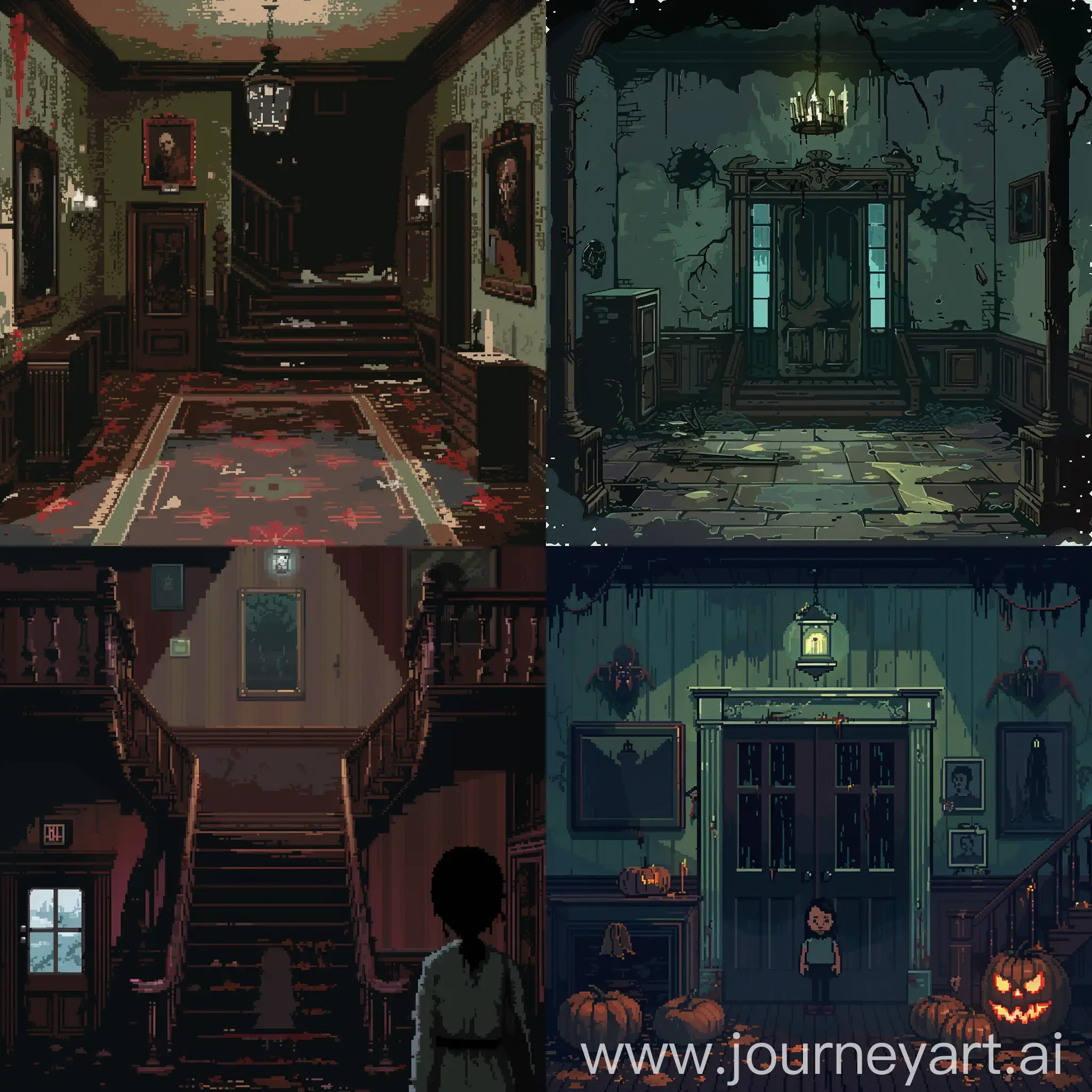 Multiplayer-2D-Horror-Game-Escape-from-Abandoned-Haunted-House