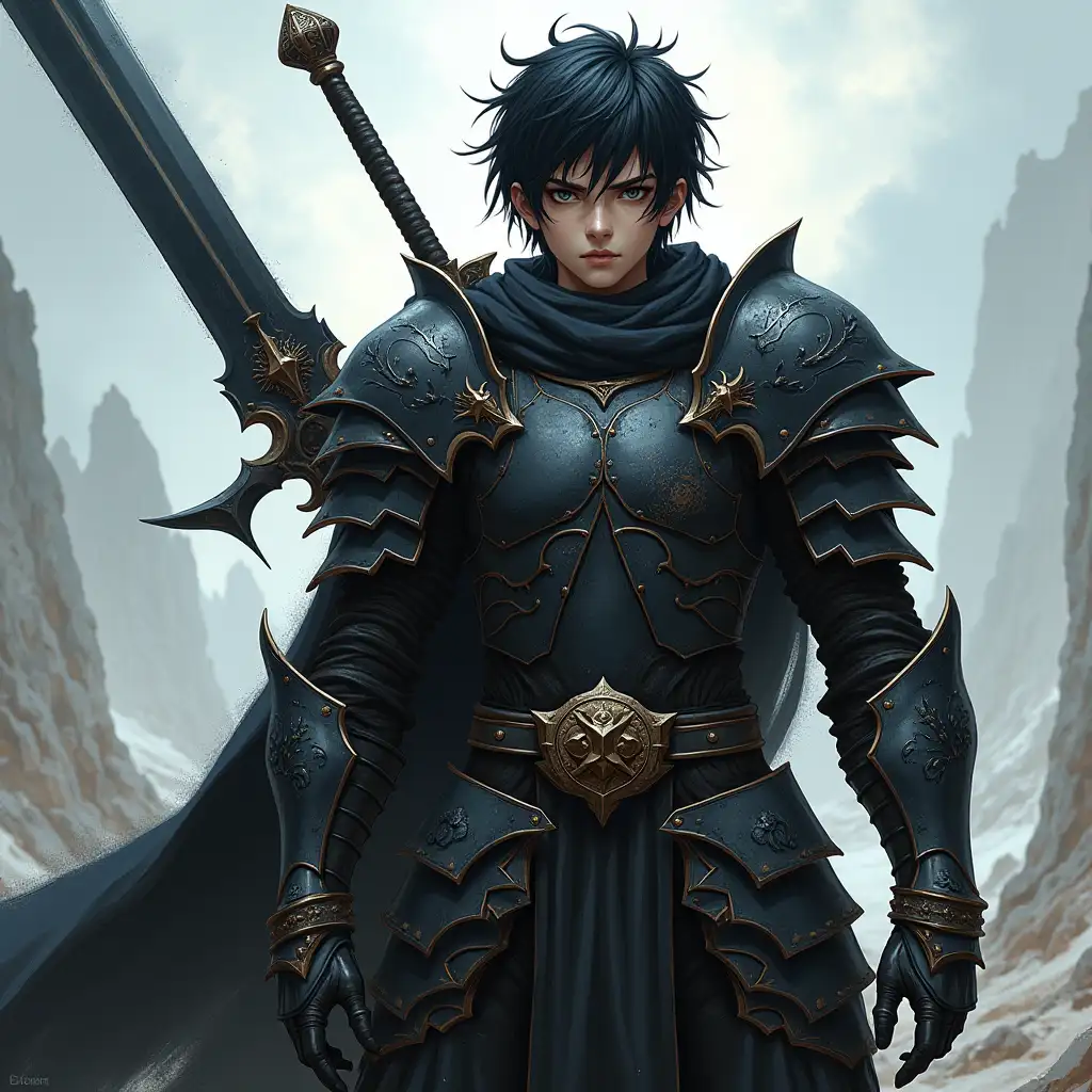 Young-Paladin-in-BattleScarred-Armor-with-Jagged-Greatsword-on-Desolate-Battlefield