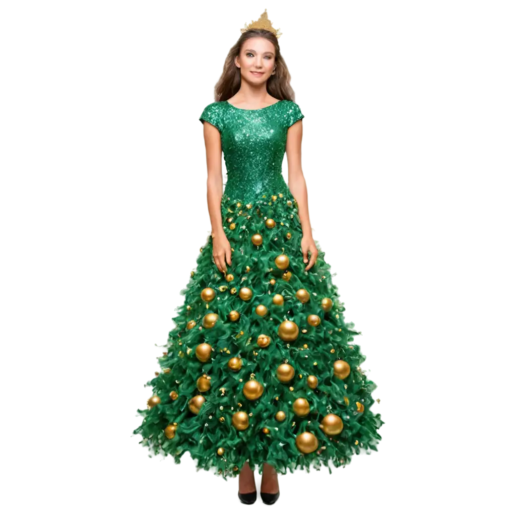 New-Years-Dress-Like-a-Christmas-Tree-PNG-Image-for-Festive-Designs-and-Celebrations