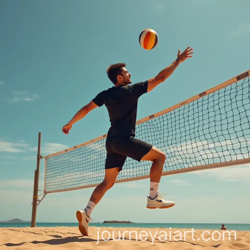Volleyball-Player-Preparing-to-Spike-a-Ball-with-Boom-Jump-Action