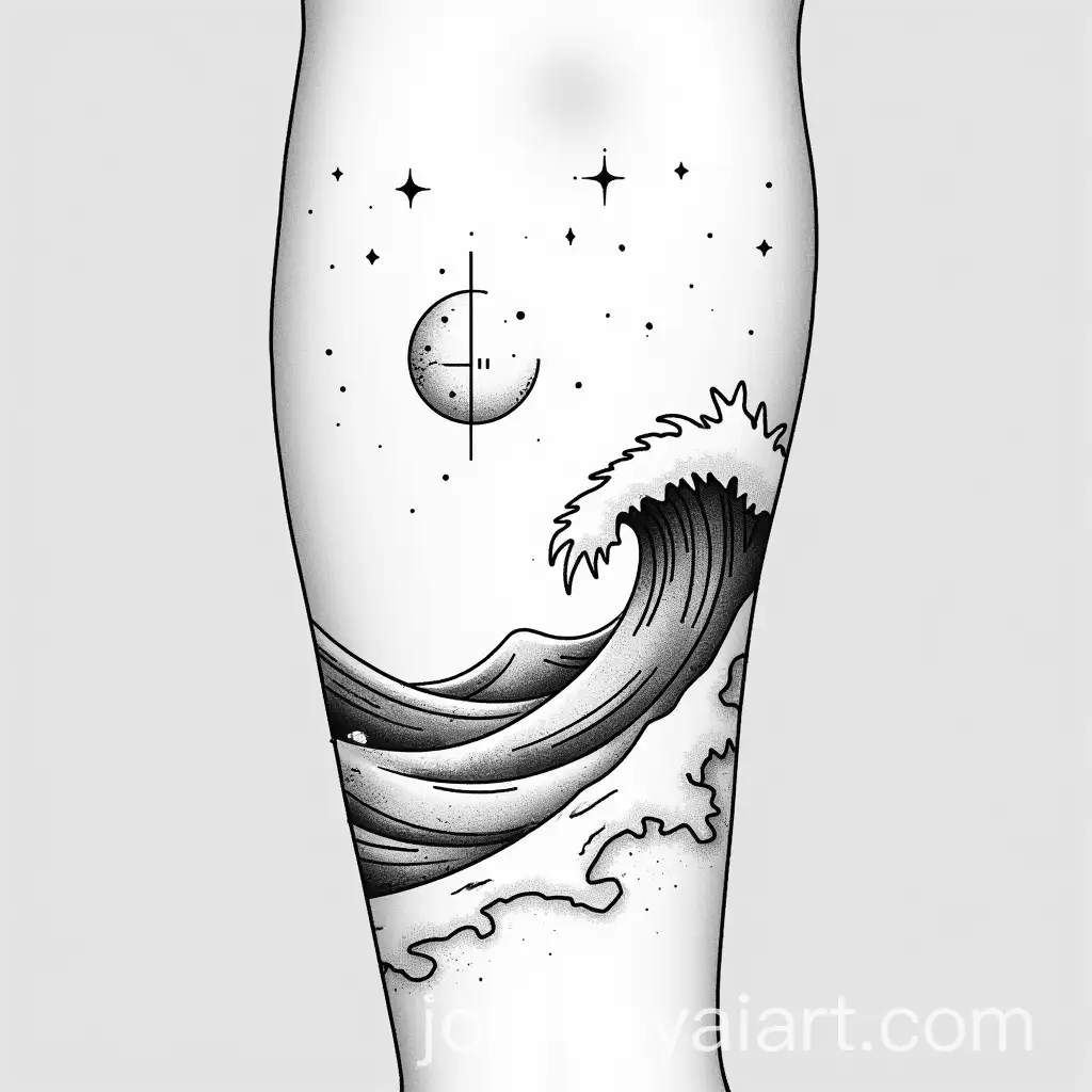 MinimalisticAI-Art-Prompt-Expansion-Black-and-White-Tattoo-Sleeve-Design-of-Frozen-Ocean-Under-Moonlight