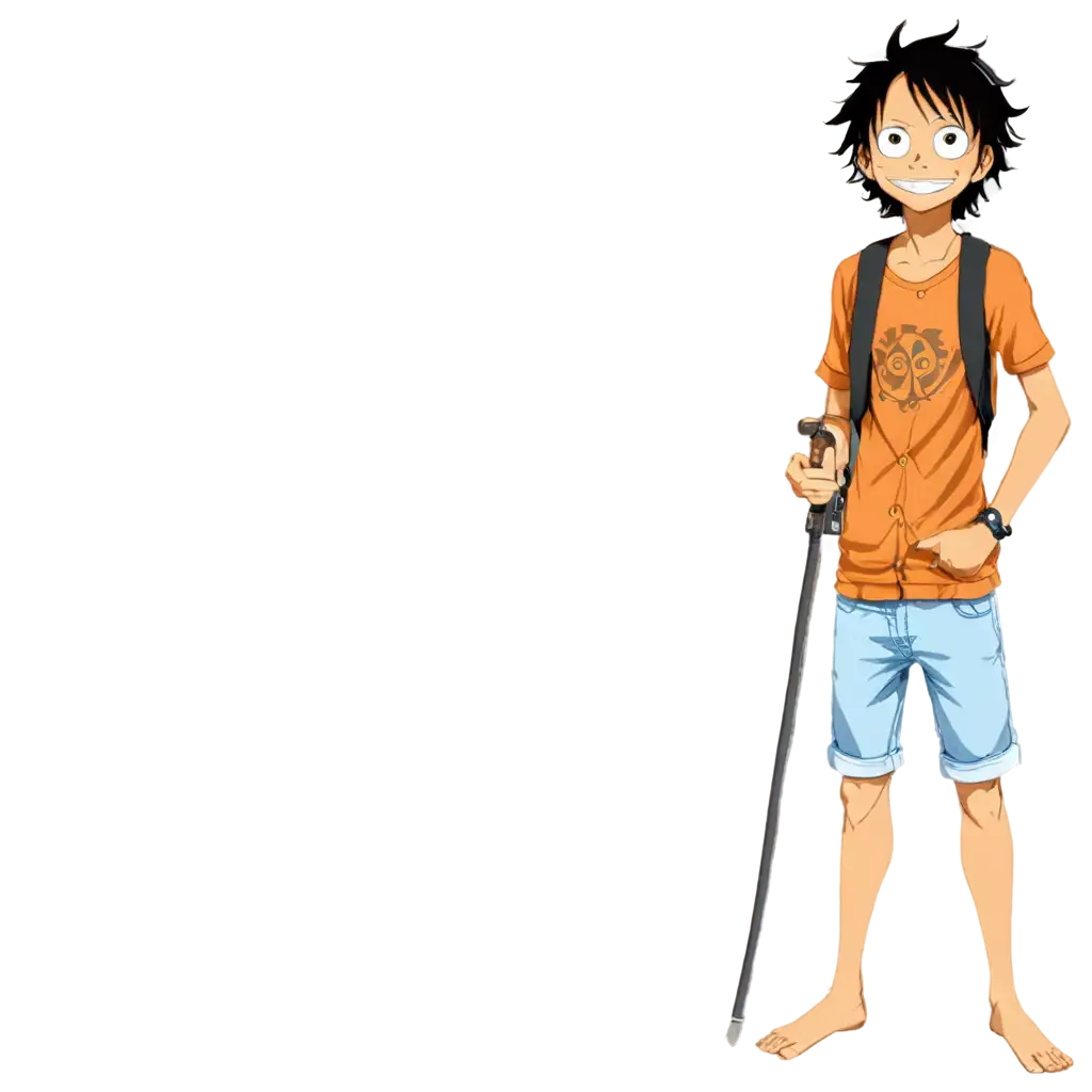 HighQuality-PNG-Image-of-Luffy-from-One-Piece-for-Fan-Art-and-Merchandising