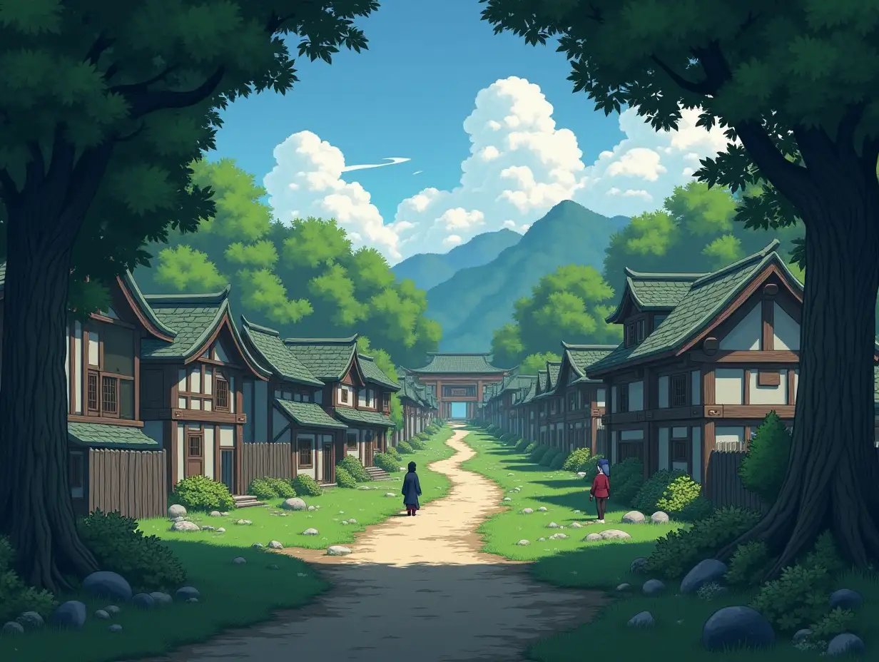 village of hidden leaf from naruto