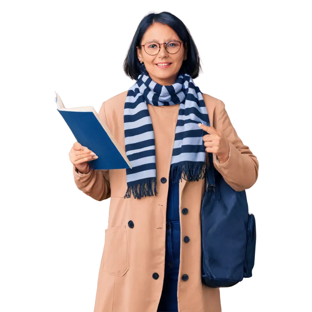 Doctor-with-a-Scarf-and-Book-in-Hand-PNG-Image-Professional-AI-Art-Prompt-Design