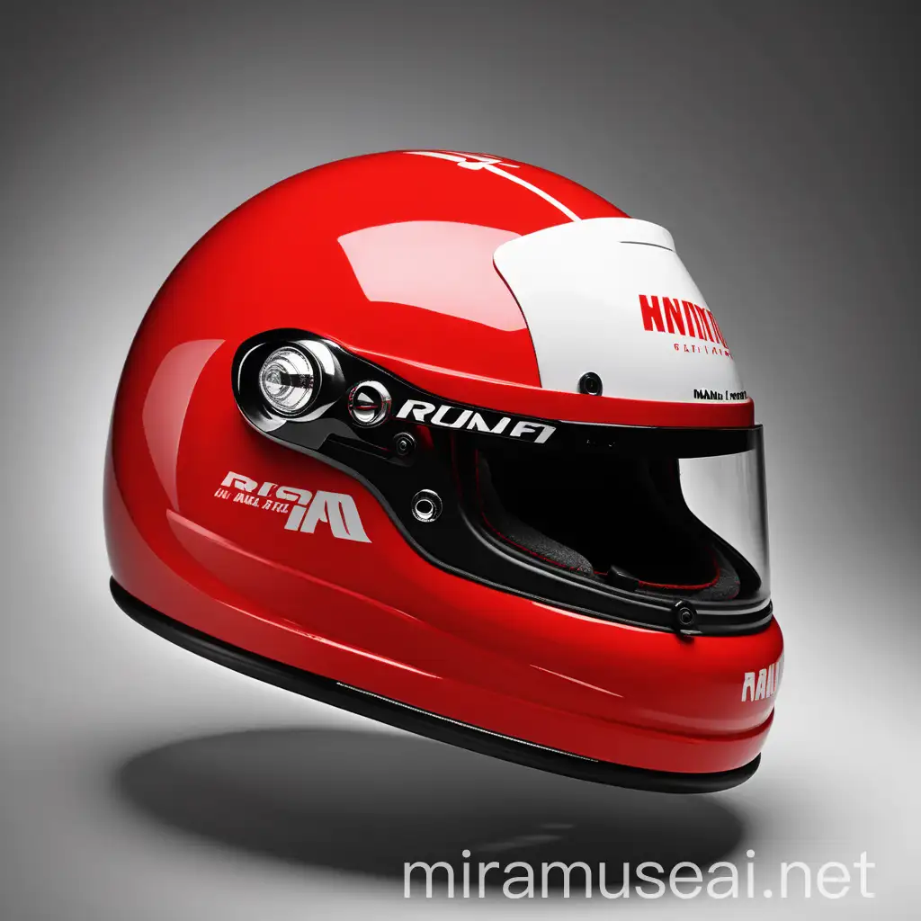 Red Racing Helmet Design for Speed Enthusiasts