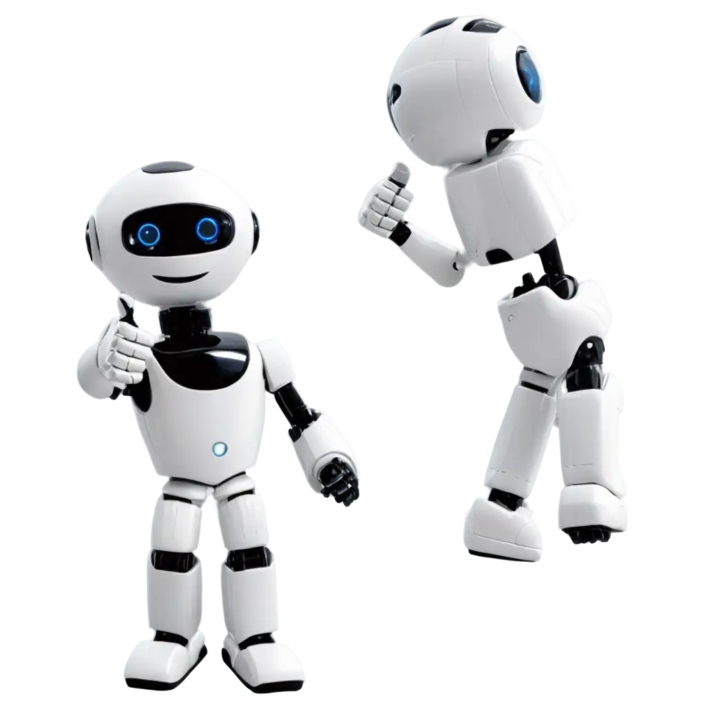 Robot-Shows-a-Thumbs-Up-HighQuality-PNG-for-Versatile-Use