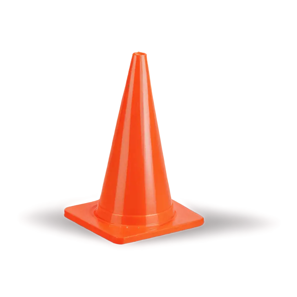 HighQuality-Traffic-Cone-Orange-PNG-Image-for-Versatile-Use