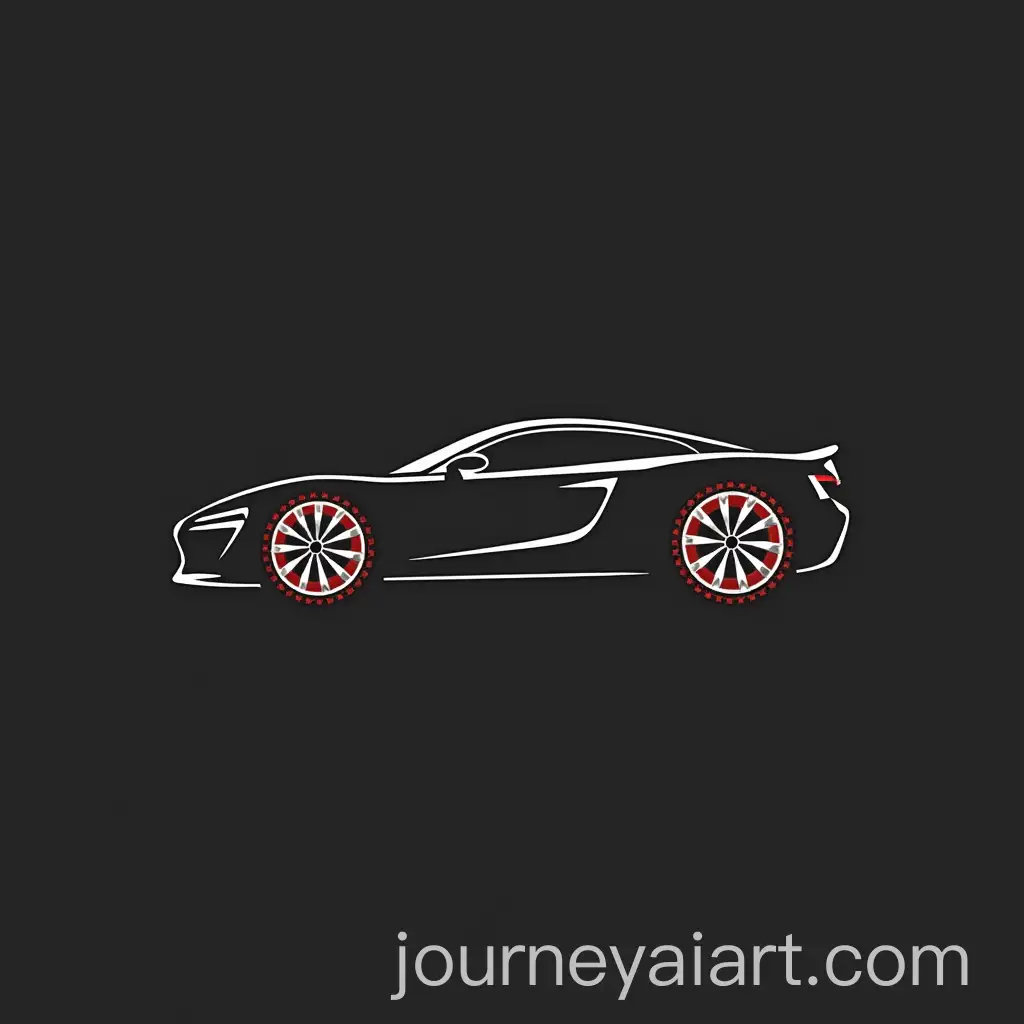 Minimalist-Luxury-Car-Parts-Logo-for-AutoRaf-Featuring-German-Car-Silhouette-and-Gear-Icon