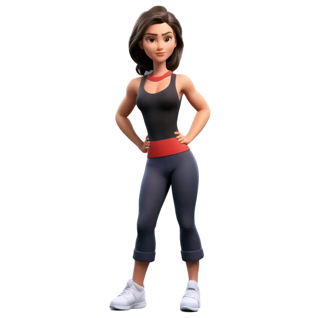 3D-Animation-of-a-Strong-Woman-PNG-Image-for-Empowerment-and-Dynamic-Visuals