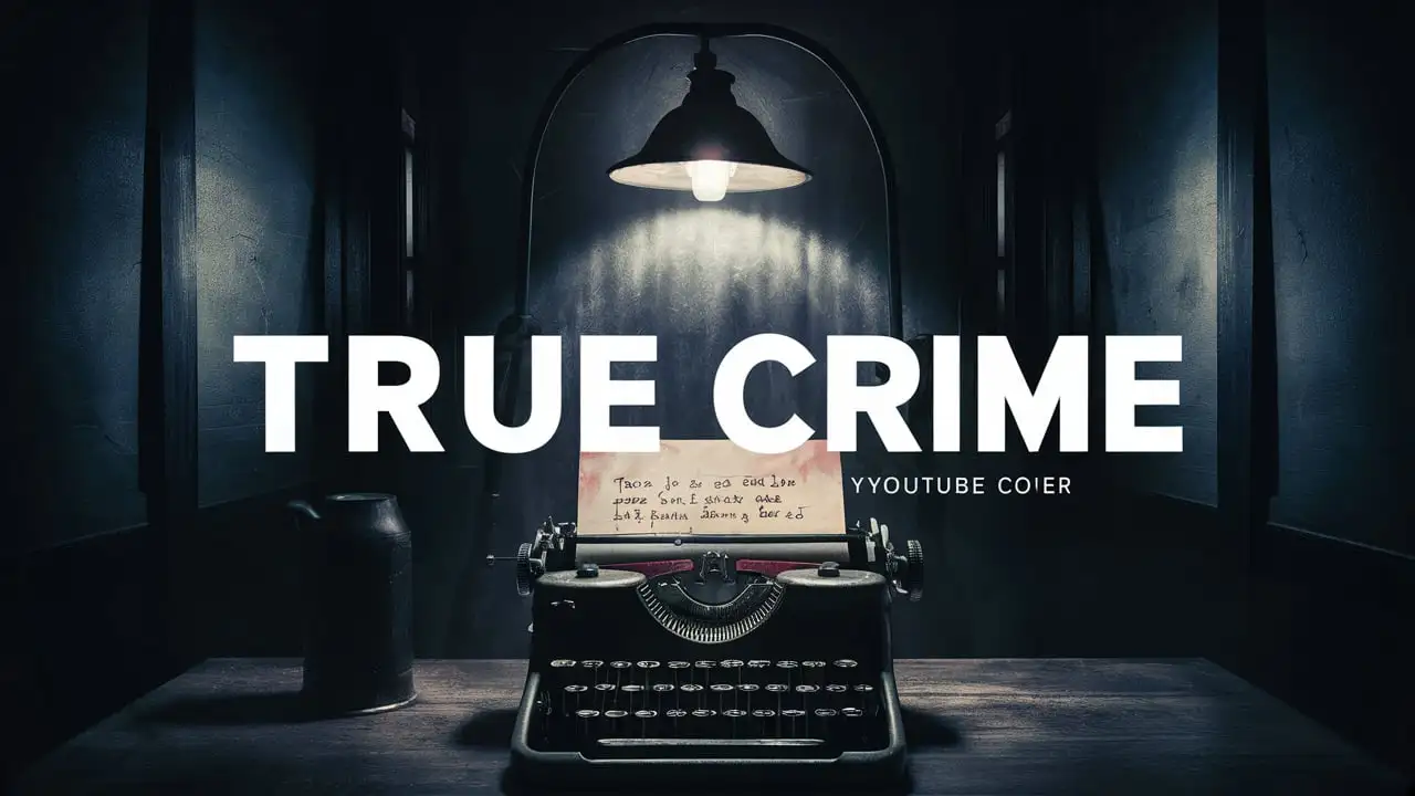 True Crime Cover for YouTube Channel