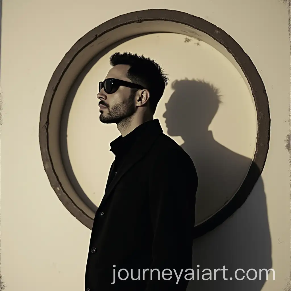 Bold-Man-in-Shadow-with-Circle-Surrounding-Head