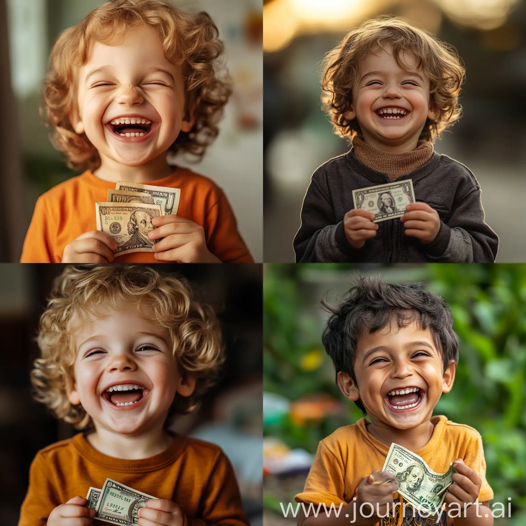 Child-Joyfully-Laughing-with-Money-in-Hand