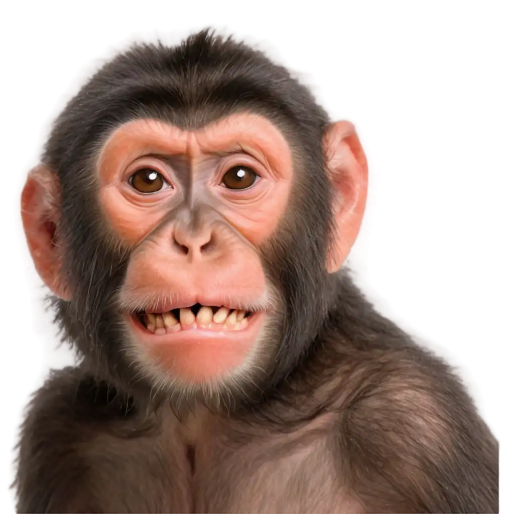 Emotion-of-Monkey-PNG-Image-Capturing-the-Essence-of-Primate-Expression