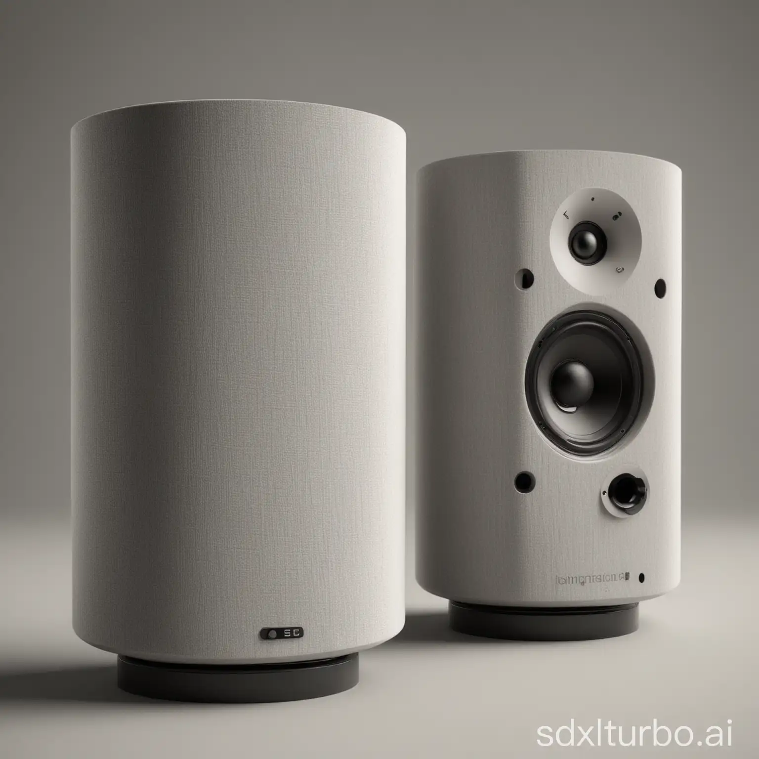 modern cylinder speakers