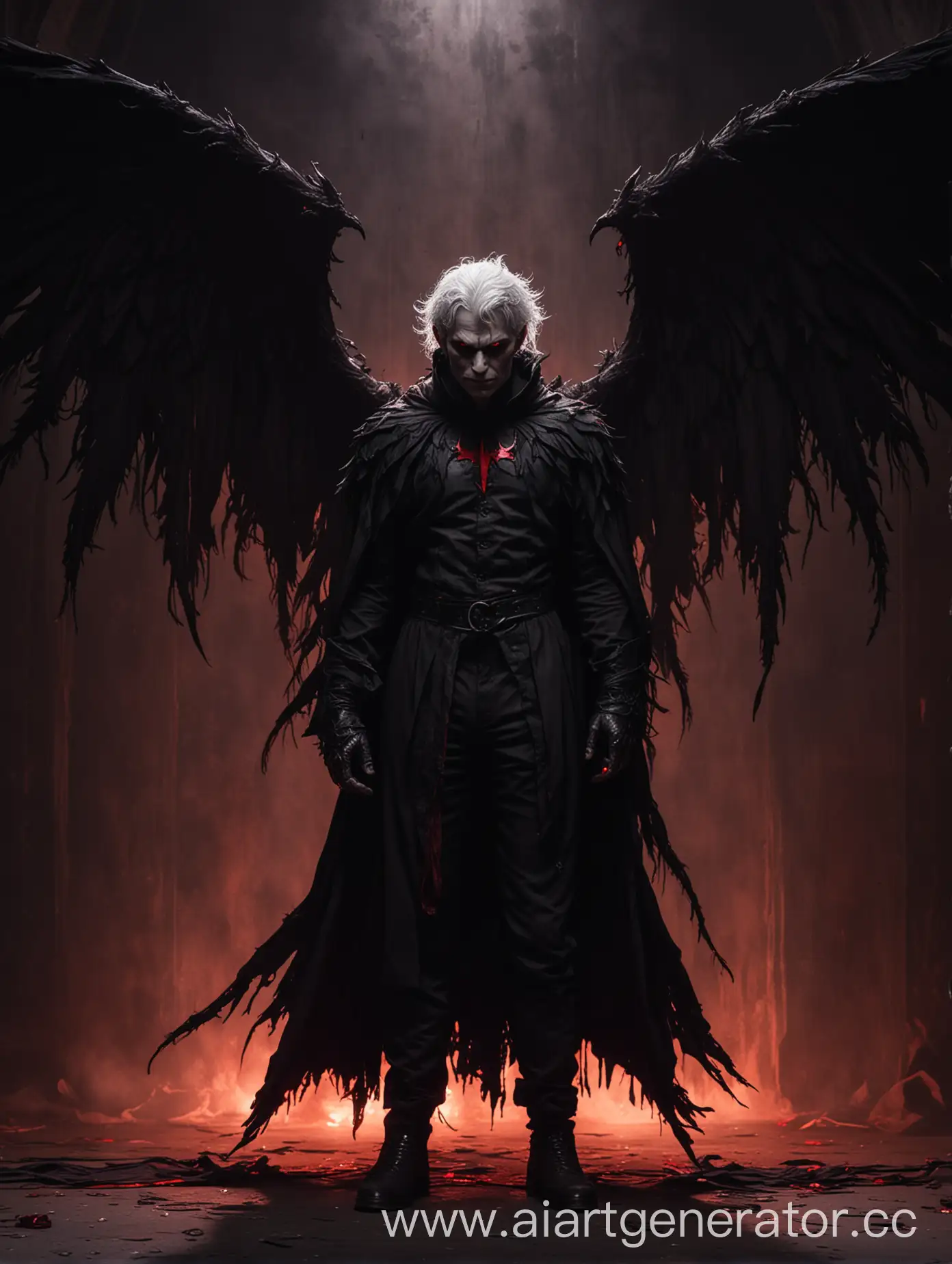 Red-Devil-with-White-Hair-and-Black-Wings-in-Confident-Pose