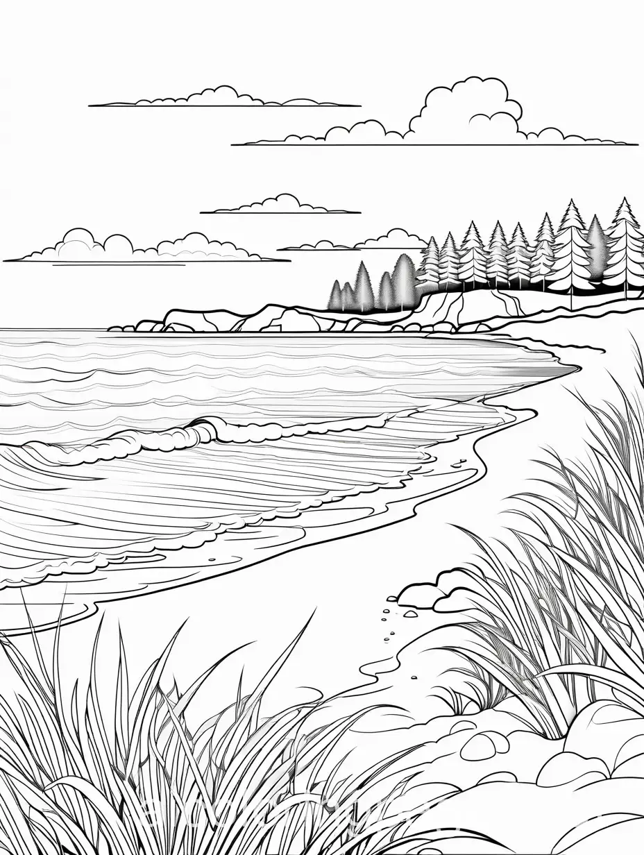 Simple-Shoreline-Coloring-Page-for-Kids