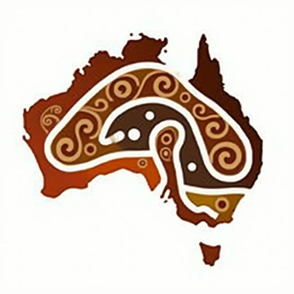 Boomerang-Logo-with-Aboriginal-Art-and-Australian-Map