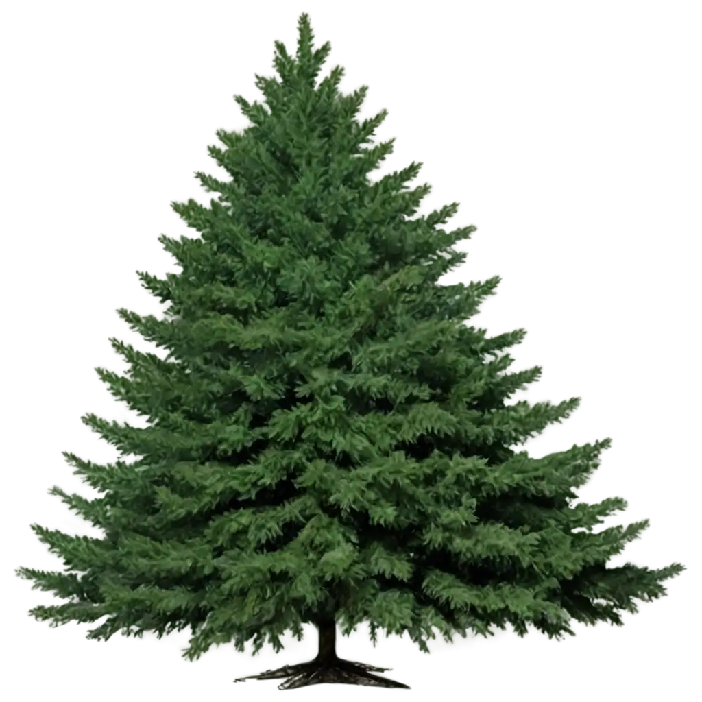 Tall-Thick-Christmas-Tree-PNG-Image-Festive-Visuals-for-Seasonal-Celebrations