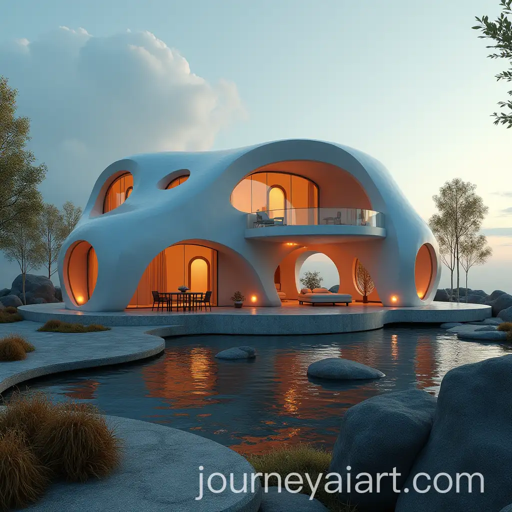 Neo-Cosmic-Architecture-with-Modular-House-in-Dreamy-Homely-Setting