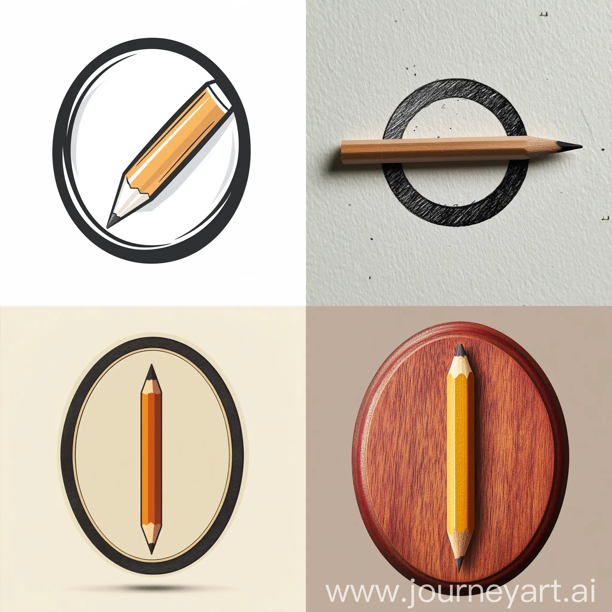 Stylized-Pencil-Sketch-of-an-Elegant-Oval-Logo