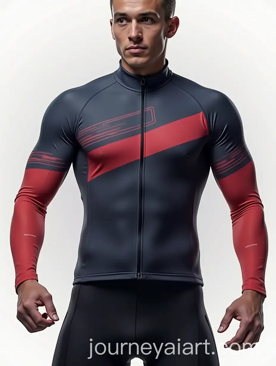 Unisex-Long-Sleeve-Cycling-Jersey-with-Gradient-Accent-and-Team-Suit-Design