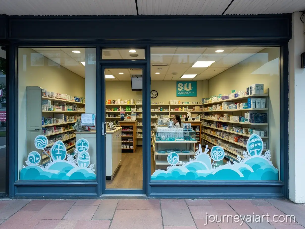 Australian-Chemist-Storefront-with-Display-and-Footpath-View