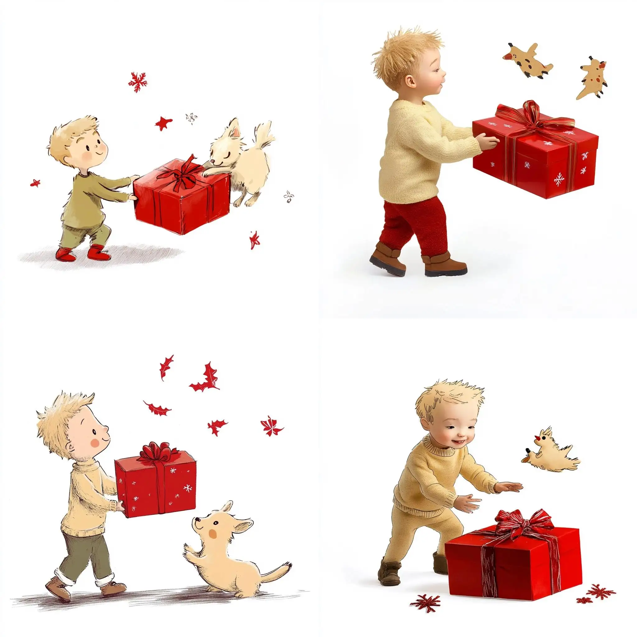 Child-Excitedly-Unwrapping-Christmas-Gift
