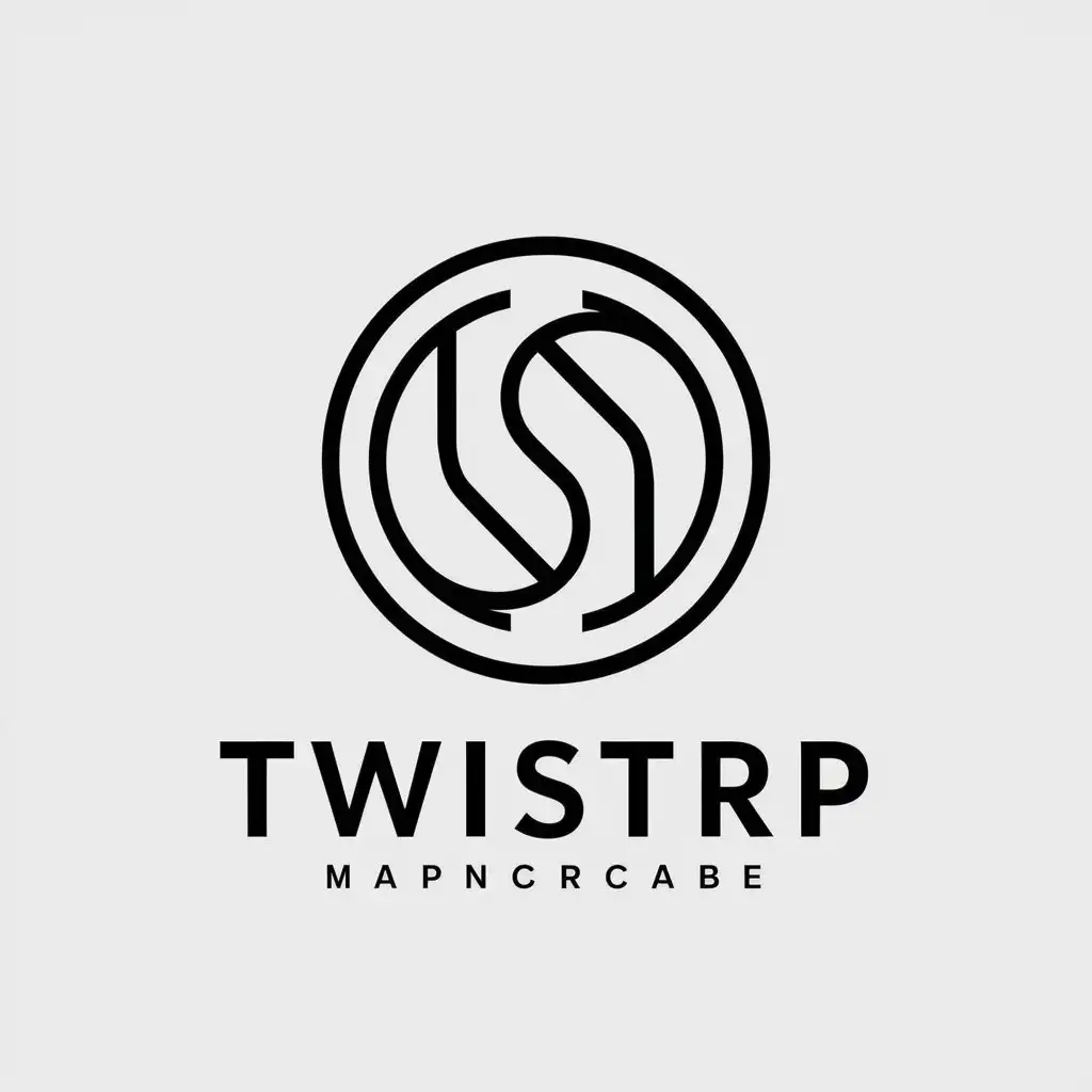 a vector logo design,with the text "twistrp", main symbol:🤝 💎,Moderate,be used in Others industry,clear background