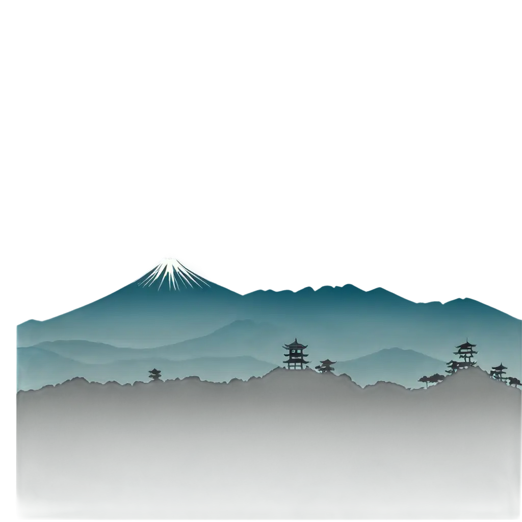 japan background with beautiful mountain and tamples