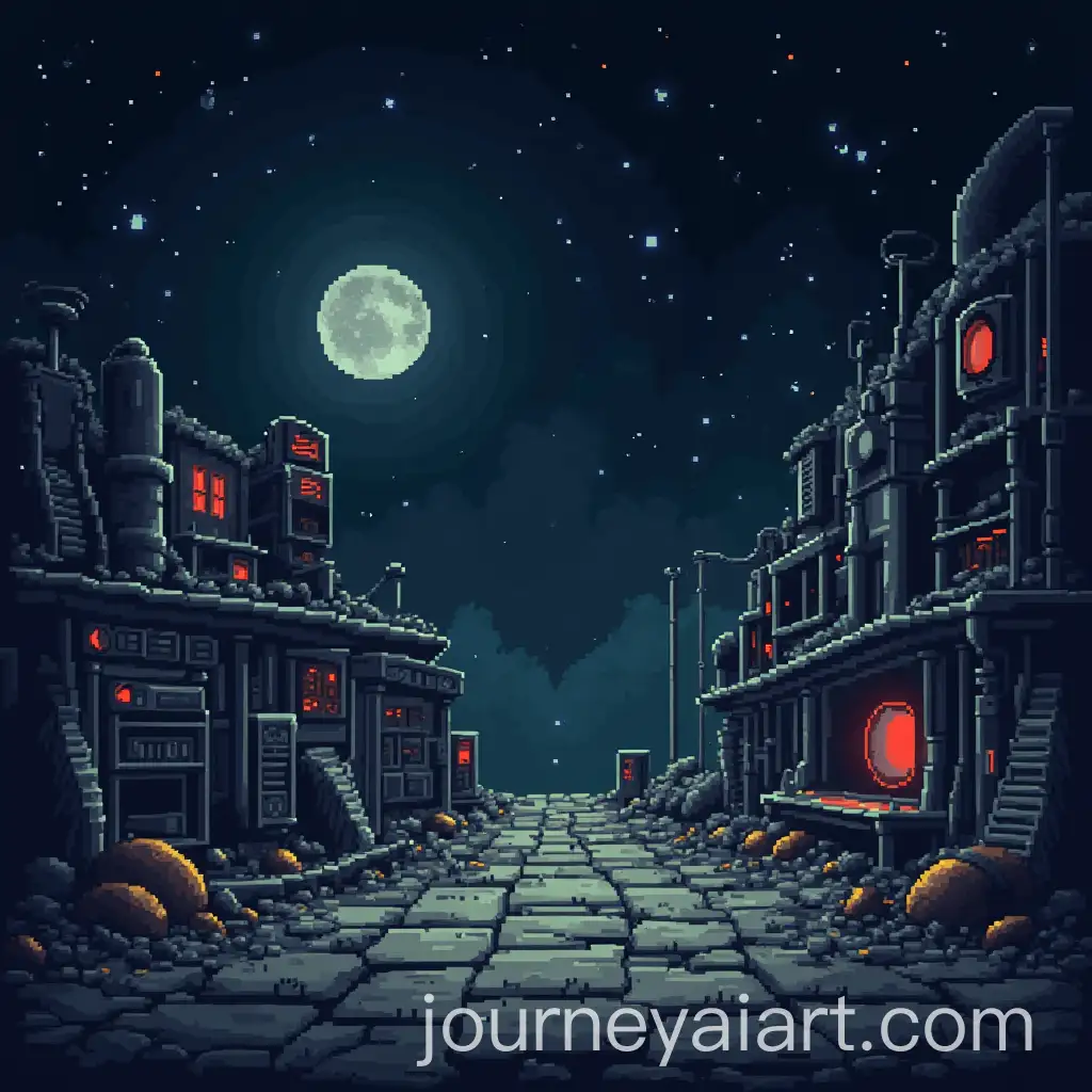 8Bit-Pixel-Art-of-a-Destroyed-Science-Laboratory