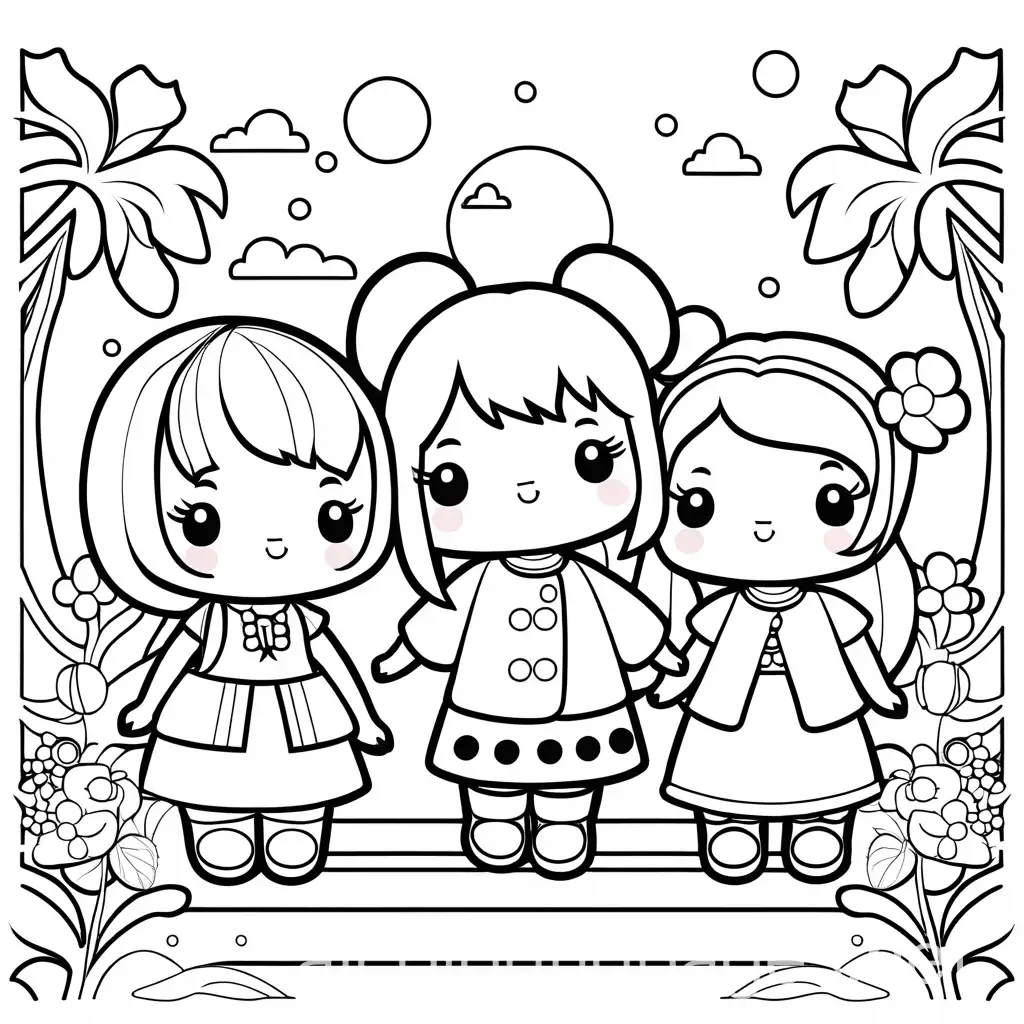Kawaii-Best-Friends-Coloring-Page-with-Bold-Characters