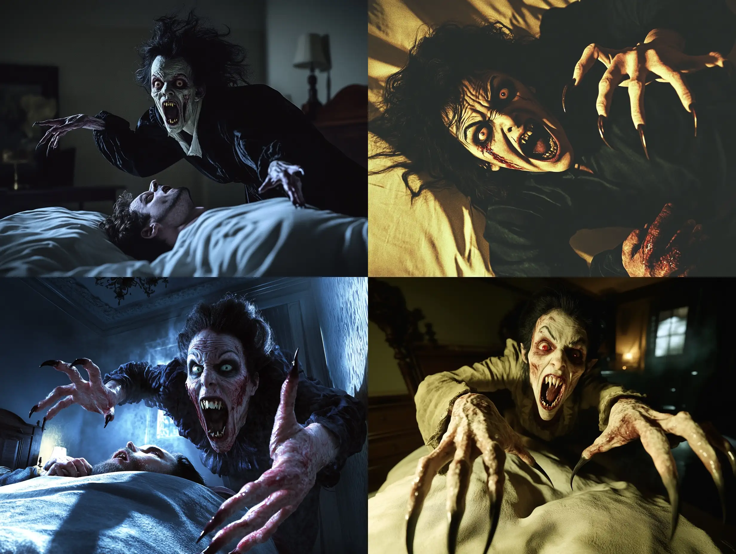 Terrifying-Vampire-Woman-Attacking-in-Dimly-Lit-Bedroom