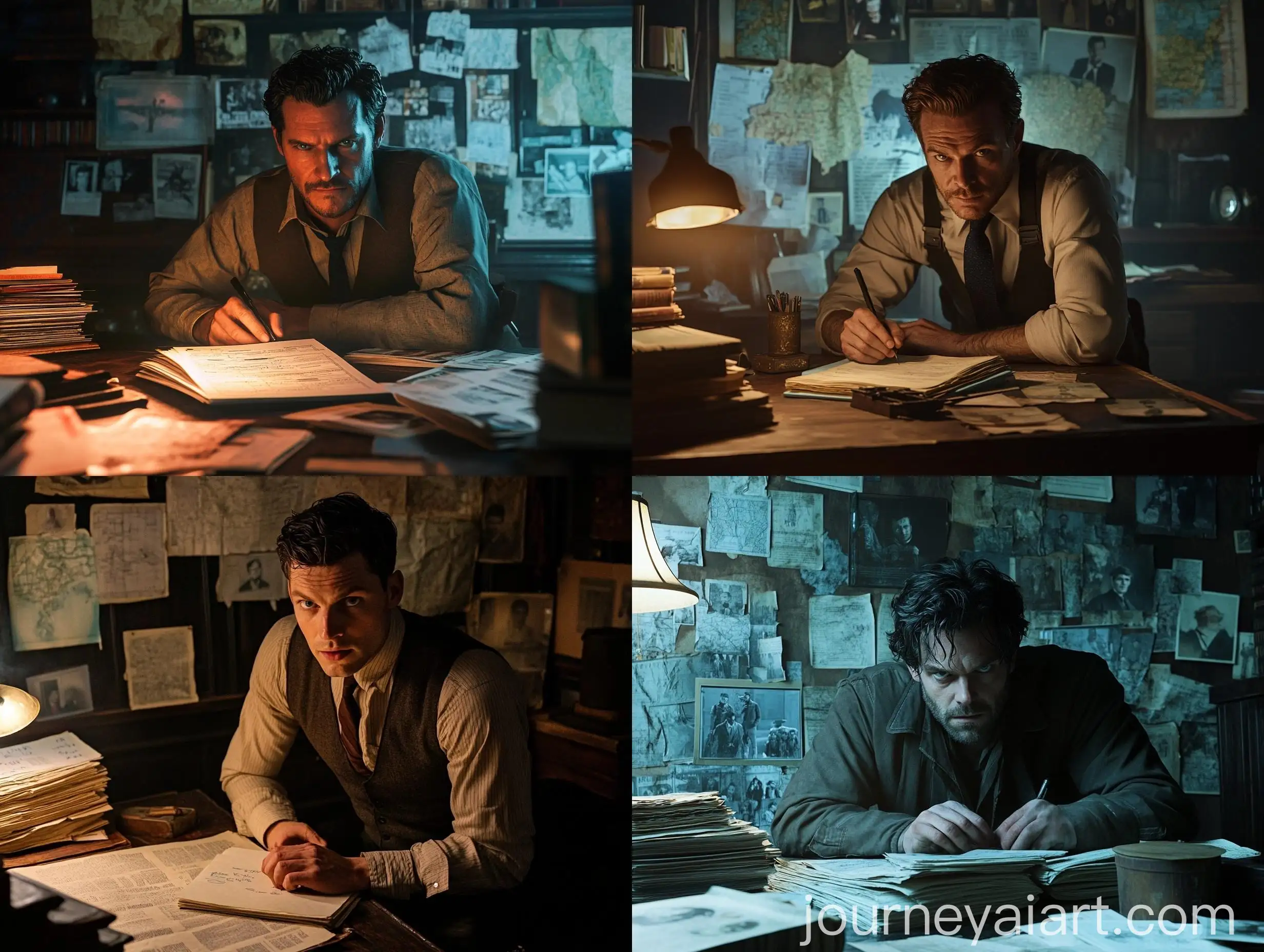 Detective-Rook-in-Cluttered-Study-with-Whittaker-Family-Documents