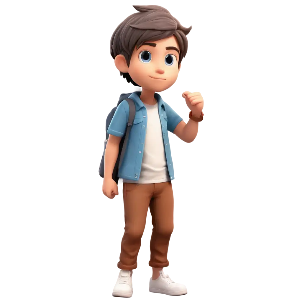 Chibi-2D-Boy-Model-PNG-Image-in-Three-Directions-Cute-and-Versatile-Character-Design