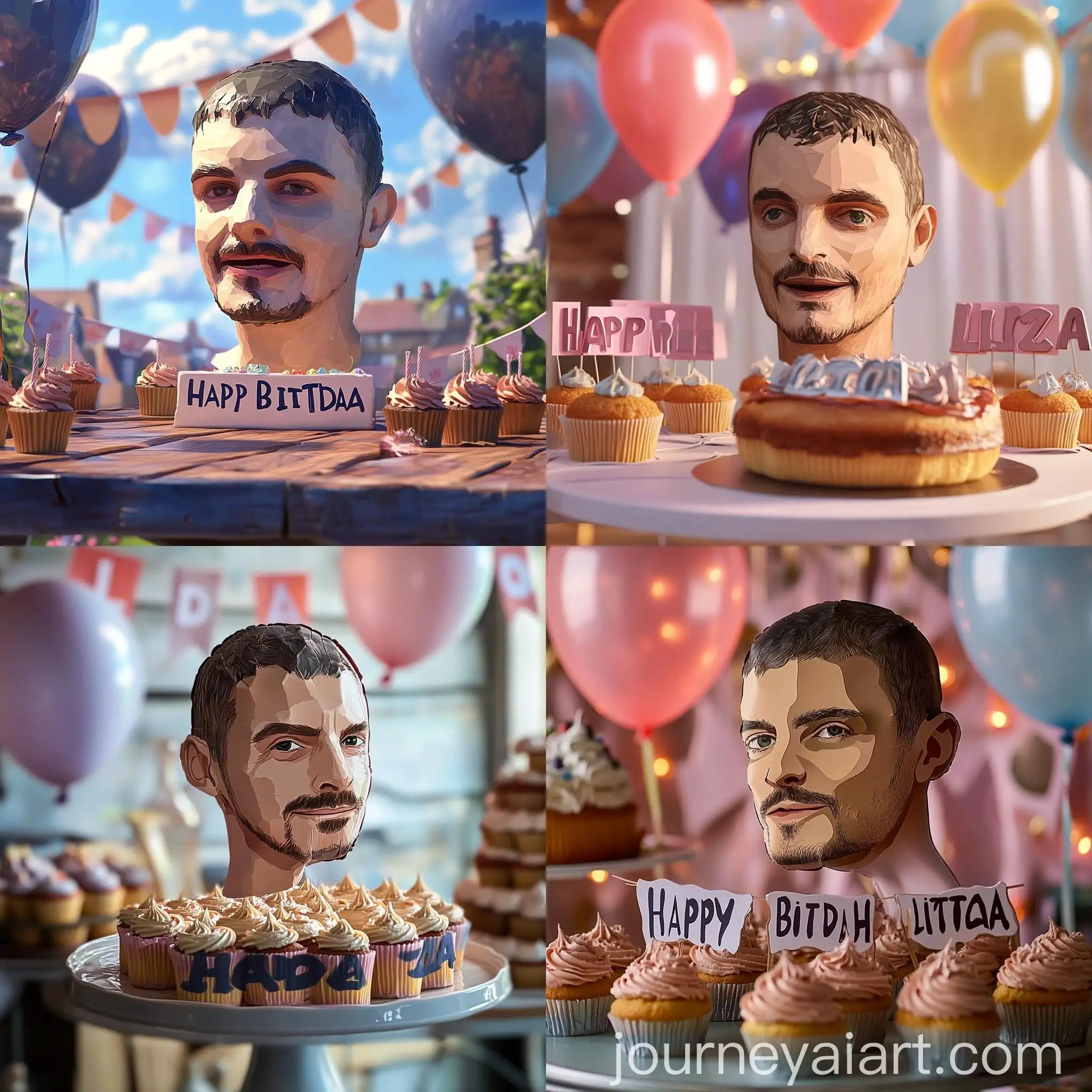 Birthday-Party-Scene-with-Customized-Decorations-and-Cupcakes