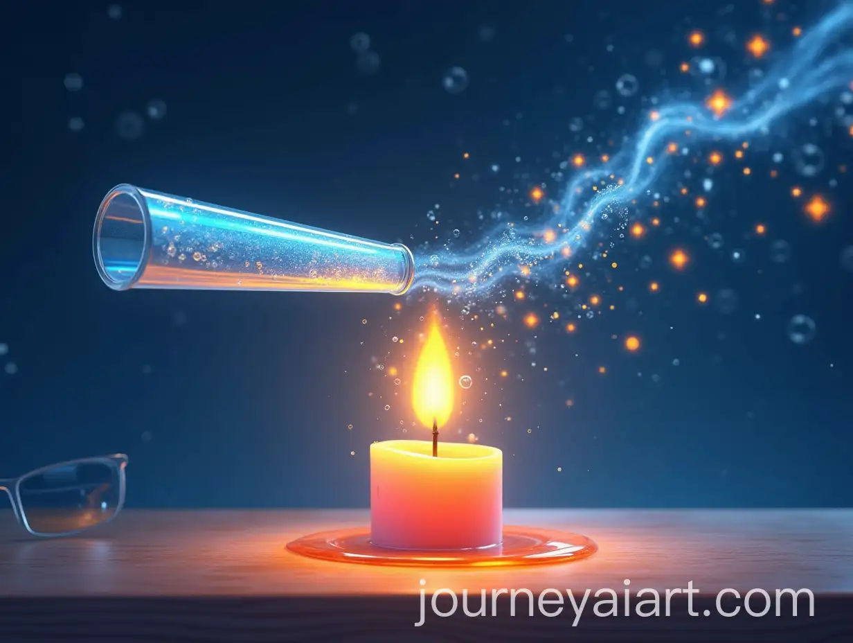 Educational-Childrens-Book-Illustration-Candle-Flame-Reacting-to-ColdAI-Art-Prompt-Expansion-Airflow