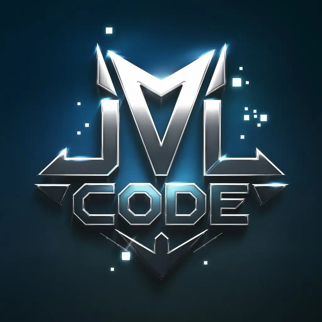 Futuristic-3D-Logo-for-JVL-Code-Tech