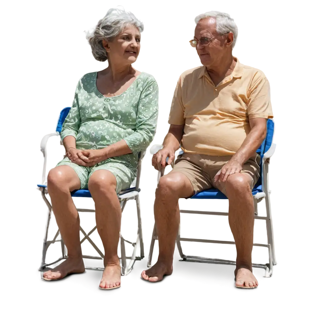 Grandmother-and-Grandfather-Sitting-on-Chair-at-the-Beach-PNG-Image-for-Serene-Family-Moments