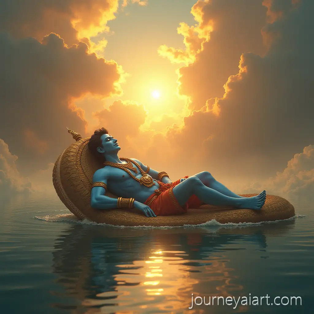 Lord-Vishnu-Resting-on-Serpent-Ananta-Shesha-in-Vaikuntha-with-Lakshmi-and-Divine-Aura