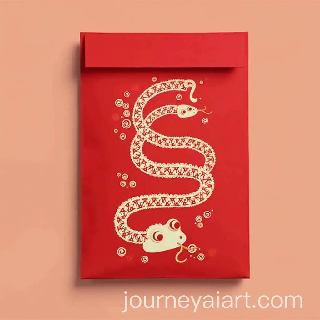 Adorable-Snake-Design-for-Red-Packet-Decoration