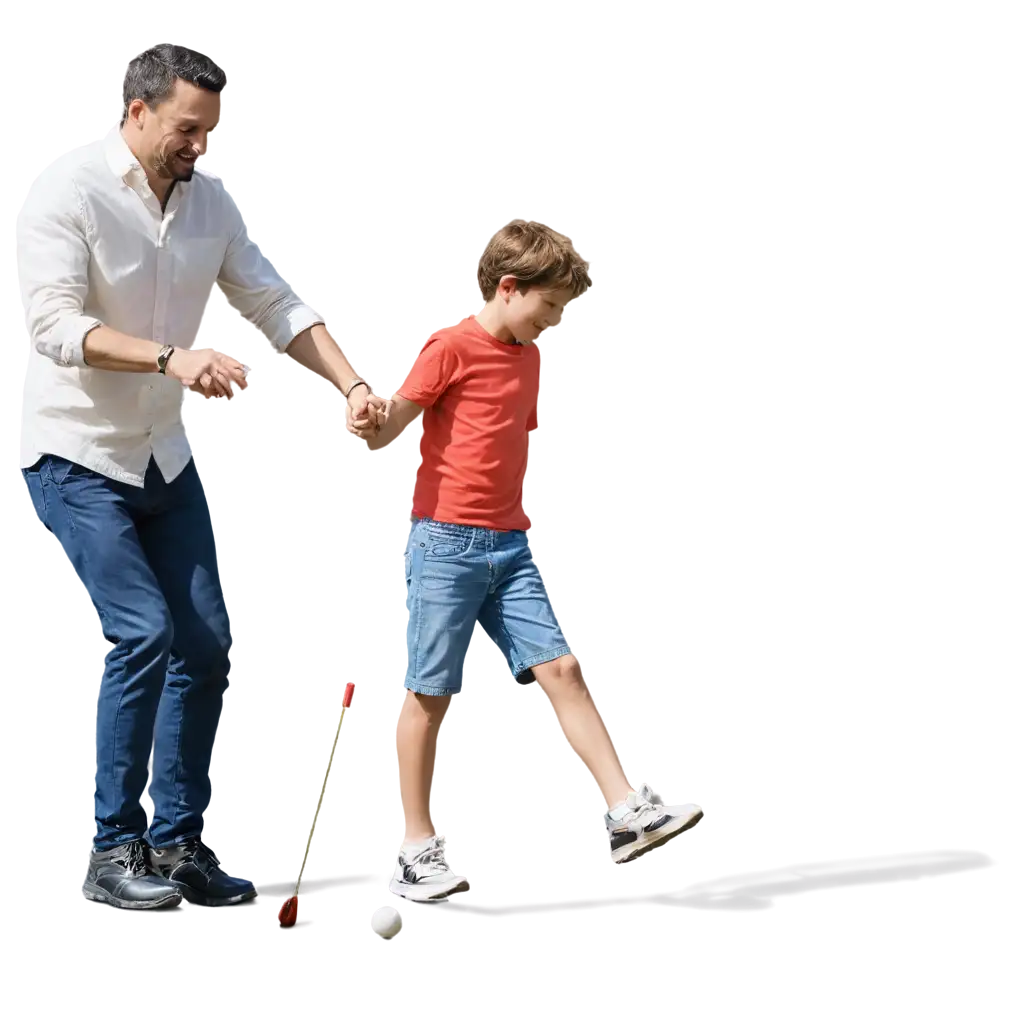 Father-and-Son-Playing-Heartwarming-PNG-Image-Capturing-Family-Bond