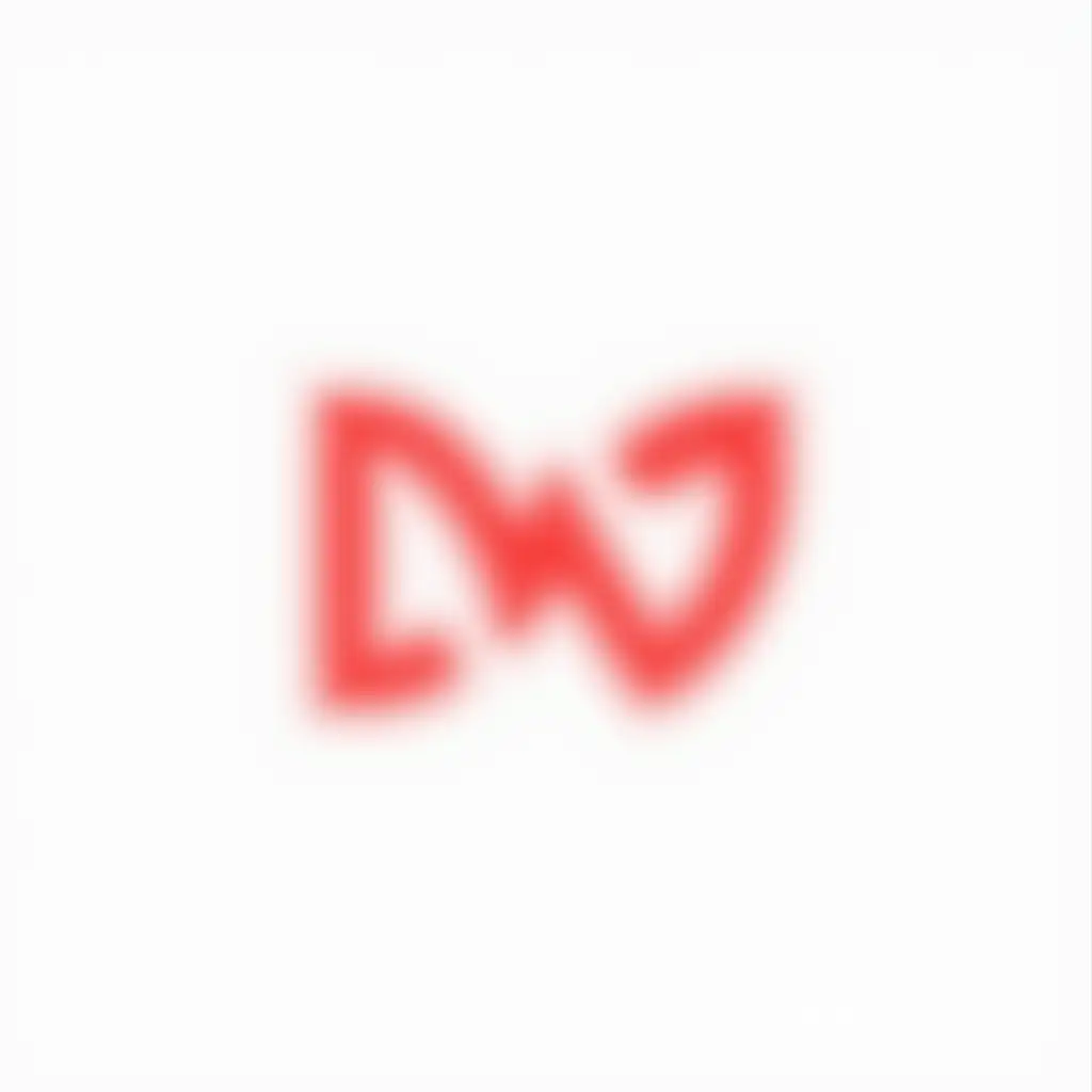 Dynamic-WM-Logo-Design-in-Bold-Red