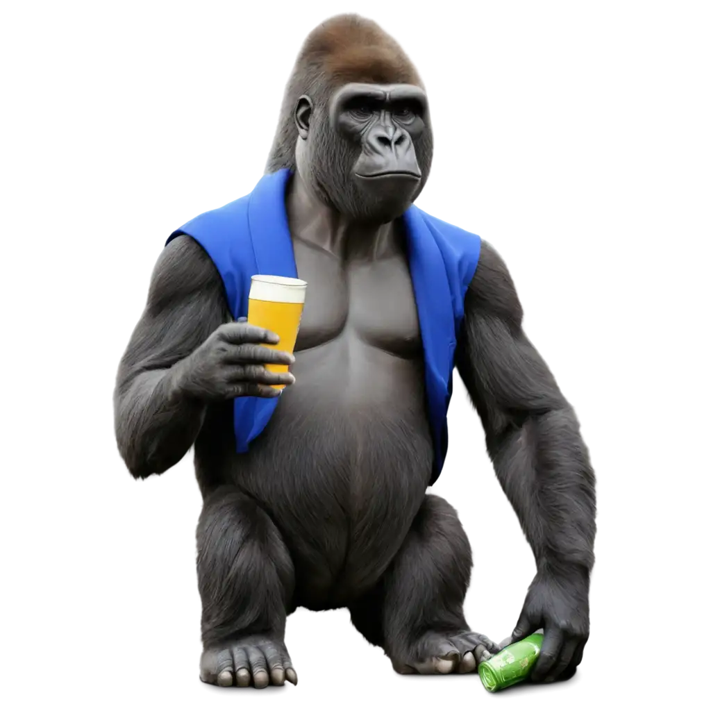 PNG-Image-Gorilla-in-Everton-Jersey-Enjoying-a-Beer