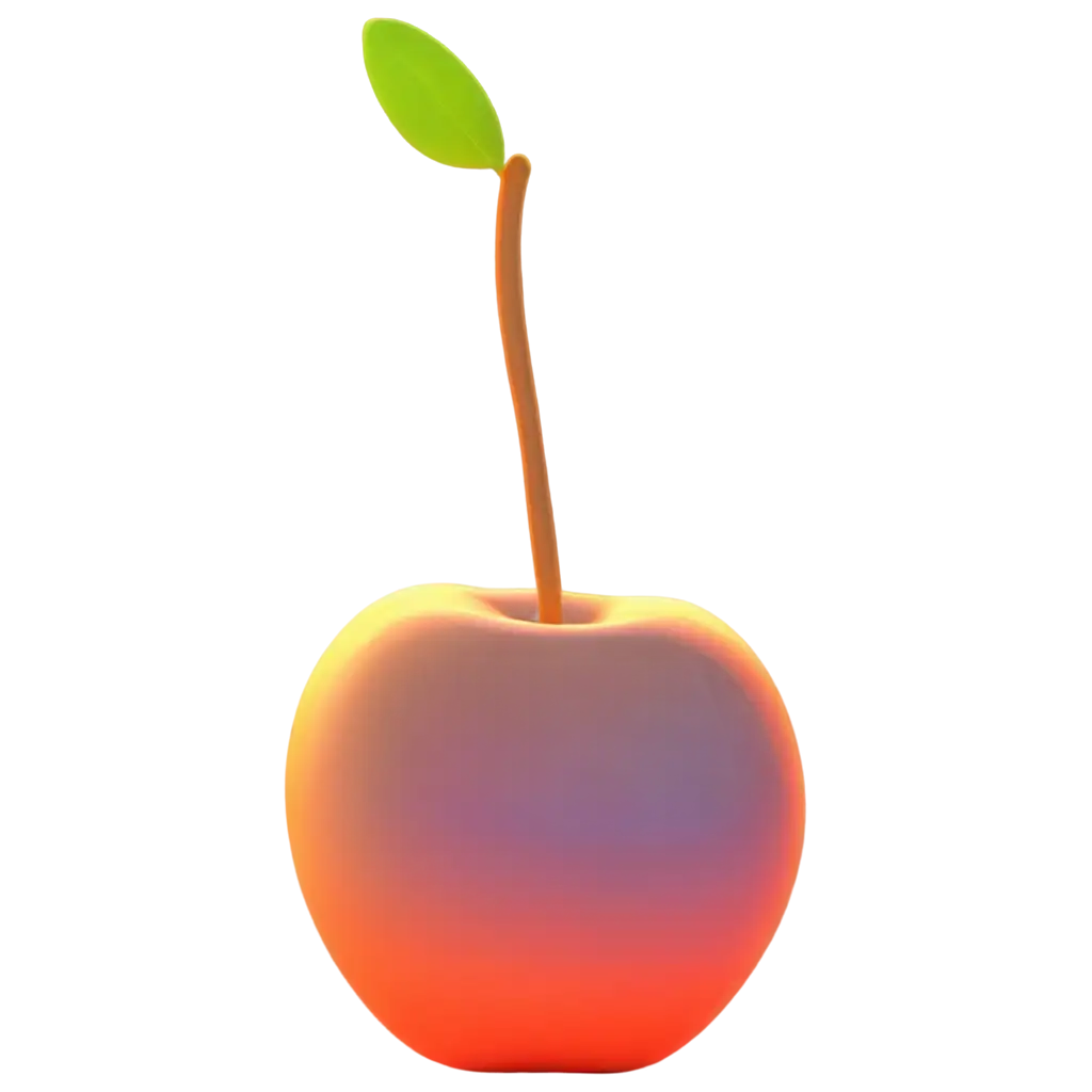 3D-Animated-Apple-PNG-with-Colorful-Background-for-Creative-Use