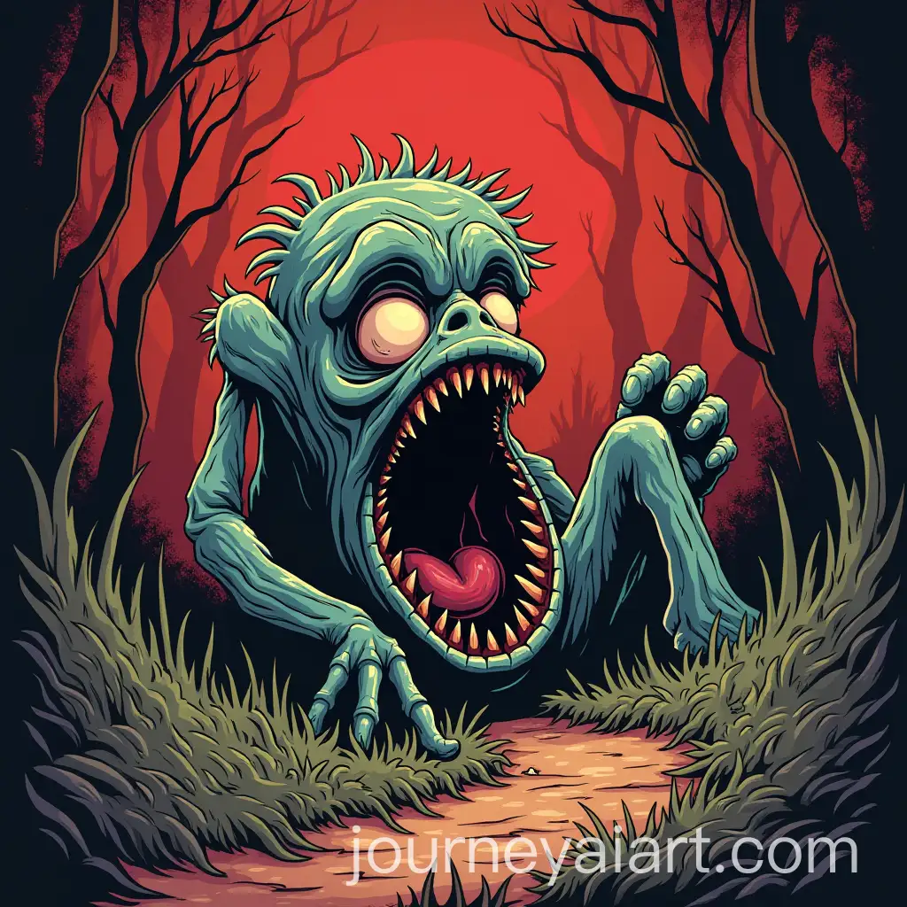 Retro-Horror-Comic-Cover-with-Creepy-Cartoon-Elements