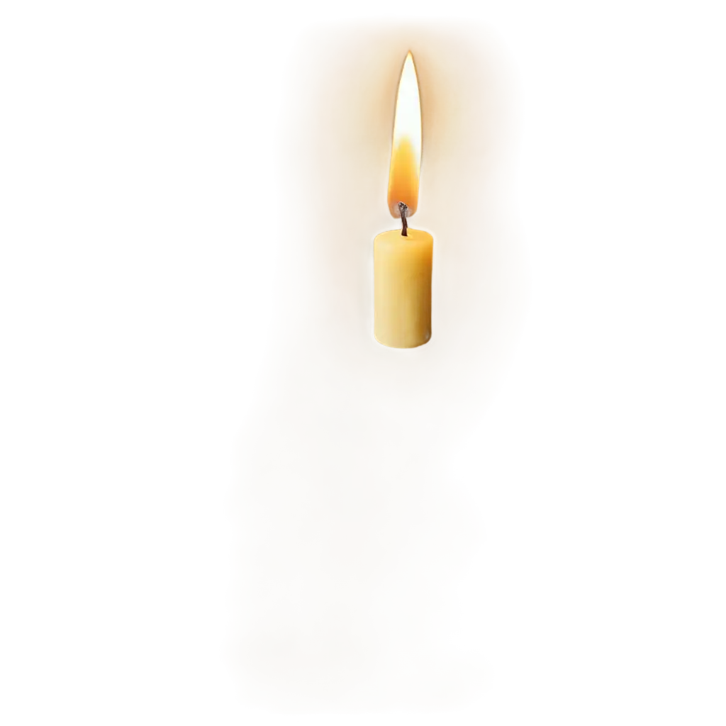 Realistic-Yellow-Candle-Flame-PNG-for-Visual-Enhancement-and-Creative-Design