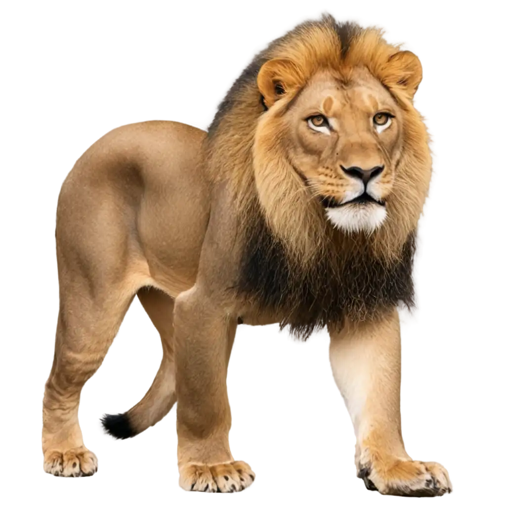 Majestic-Lion-PNG-Image-Roaring-Wildlife-Artwork-for-Creative-Projects