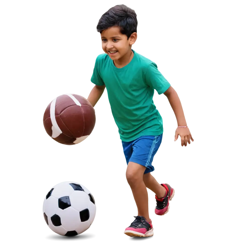 Cute-Indian-Kid-Playing-Football-in-UHD-PNG-Image